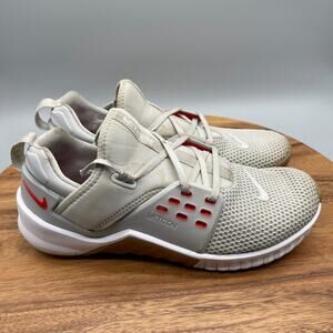 Nike Free Metcon 2 Shoes Mens 10 Pure Platinum Gum Crossfit Training Walking Gym
